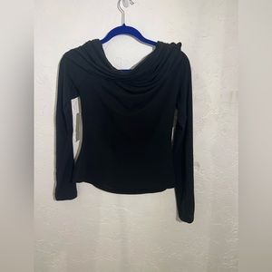 JustFab Long Sleeve Off the Shoulder Top